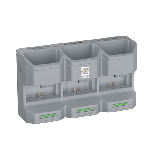 ZGCINE NP-FZ100 Battery Charger for Sony, 2H 3-Slot Camera Charger, Compatible for Sony A7III,A7IV,A7RIII,A7RIV,A7RV,A7SIII,A7C,A7CII,A1,A9,A9II,A9III,A6600,A6700,ZV-E1,ZV-E10 II,A1II,FX3,FX30,FX30B