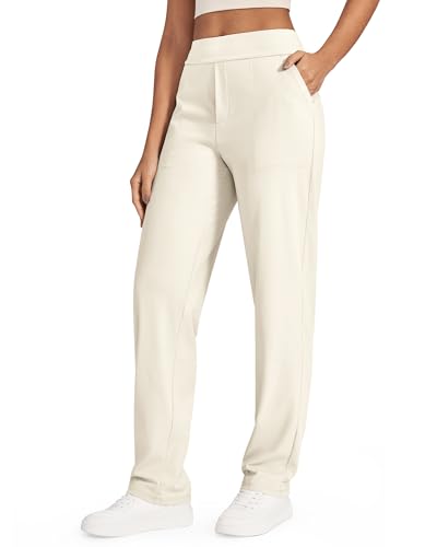 G4Free Dress Pants Women High Waist Casual Pants Stretchy Lounge Trousers Style Yoga Pants Business...