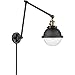 Innovations 238-BAB-HFS-62-BK-LED LED Swing Arm Lamp from Franklin Restoration Collection