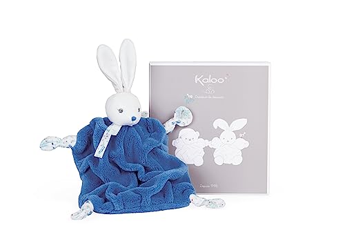 KALOO Plume - Doudou Coniglio Blu - 20cm