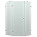 VIGO VG6061BNMT38R 38 x 38 Frameless Neo-Angle 3/8" Frosted/Brushed Nickel Shower Enclosure Right