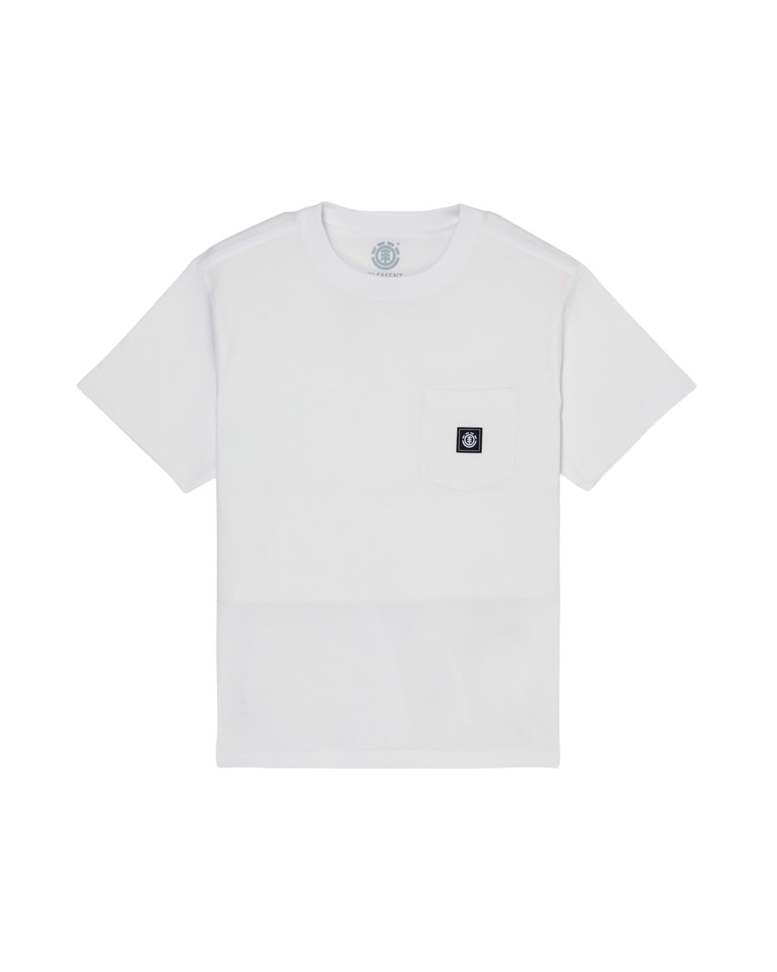 Element Short-Sleeved Knit top ICON Label Pocket SS Y Boy's White S/10