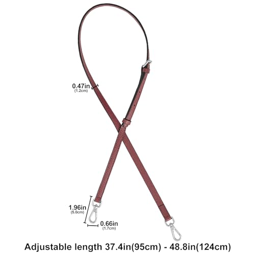 Image of Jiesinlov Leather Bag Shoulder Strap Replacement Crossbody Adjustable Conversion Kit Fit for Mini Pouch