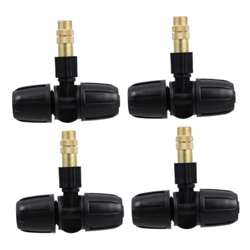 Wakauto 4pcs Flower Sprinkler Nozzles Misting Sprayer Nozzles for Garden Watering System Drip Irrigation Sprinkler Head