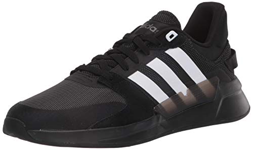 adidas Men's 90s Running Shoe, core Black/FTWR White/Grey Six, 12.5