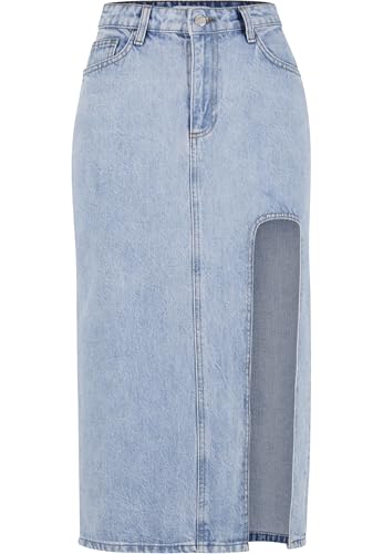 Skirt bleu XL confortable et extensible, jupe denim DEF Queens