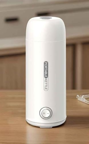 Image of NEEPRA Portable Electric Kettle 400ml | Mini Travel Water Boiler | Stainless Steel Inner | Fast Heating | Auto Shut-Off | Leak-Proof Lid | Ideal for Travel, Office & Home (Portable)