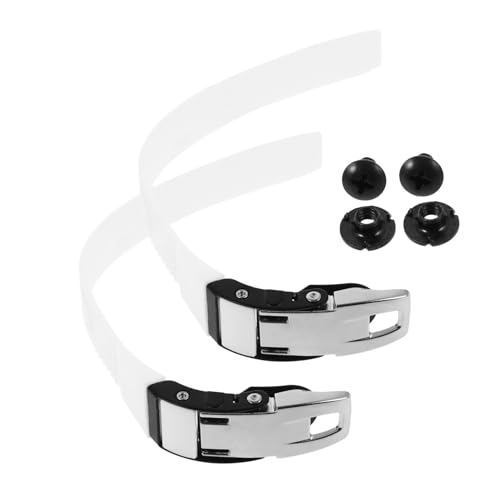 Toddmomy 1 Pair Universal Roller Skates Straps Professional Buckle Straps for Skating Shoes Replaceable Skate Buckles Adjustable Length Easy to Install