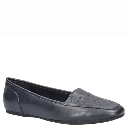 Easy Street Tênis feminino Thrill Perf, Azul marino, 6.5 Narrow