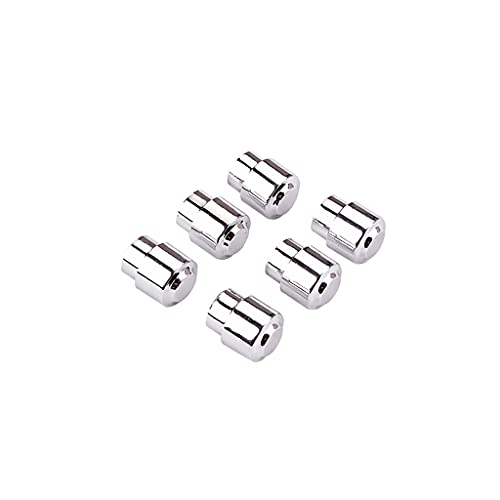 Alnicov 6 PCS Guitar Switch Tip Cap Knobs?Plastic Chrome?for Tele Telecaster Guitar Parts
