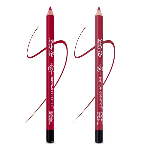 Image of Pretty Me Bold Lipliner & Eye Liner Pencil | Waterproof & Smudge Proof | Pack of 2 | Shade-02 & 10