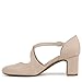 LifeStride Womens Tracy Strappy Block Heel Pump Tender Taupe Microfiber 8.5 M