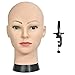 Testa di manichino professionale per acconciature e esposizione, testa di bambola, con morsetto incluso