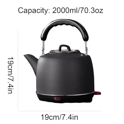Tetera Eléctrica de Acero Inoxidable 2L con Apagado Automático miniatura 2