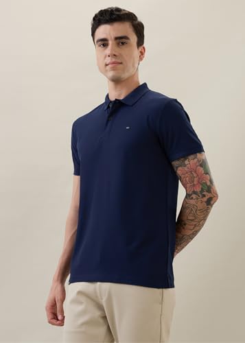Image of Nostrum Cotton Half Sleeve T-Shirt for Men Boys, Regular Fit, Cherry, Stylish Mens T-Shirts, Polo T Shirt for Man, Collar T Shirts for Men