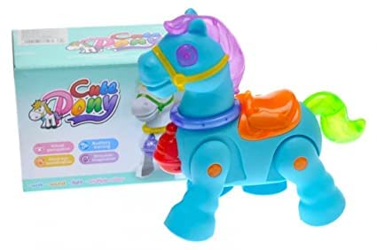 HK Toys Dancing Horse for Kids with Music & Lights, Battery Operated Rotating Lighting Musical Dancing Unicorn Toy for Kids, B/O Omni Directional Activity (B0C5ST4RXS) Amazon Price History, Amazon Price Tracker