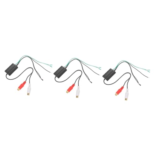 Cable de audio para automóvil ULTECHNOVO estéreo repuesto para sistema altavoces de coche 3 piezas
