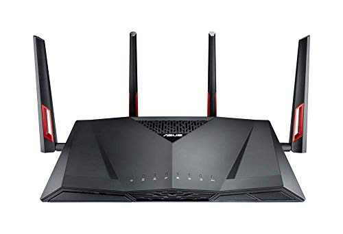 ASUS RT-AC88U - Router Gaming AC3100 Doble Banda Gigabit (triple VLAN, Ai-Mesh soportado, WTFast acelerador de juegos, compatible con DD-WRT, Adaptive QoS y con AiMesh wifi)