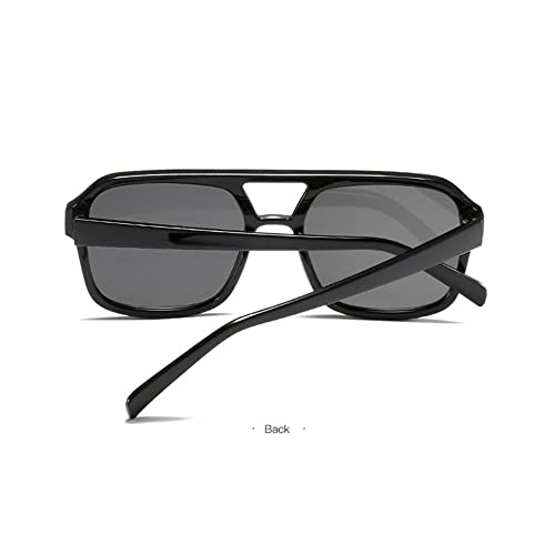 Beige Sunglasses Women Vintage Gradient Big Frame Sun Glasses Eyewear4