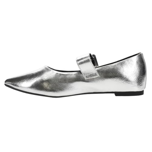 BC Women's Spinning Around Metallic Mary Jane Flat3