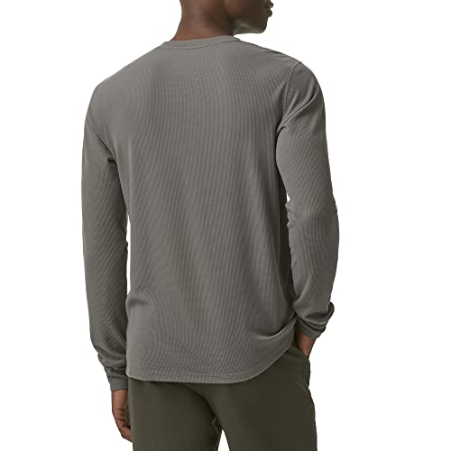 BASS OUTDOOR Men's Henley Long Sleeve Tee4