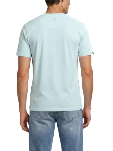riverso Tshirt Herren Regular Fit RIVGino 3er Set Pack Rundhals Kurzarm Sommer Tee Shirt Logo, Größe:XL, Farbe:Pack 5 (Yellow, Peach, Mint) – Ansicht 3