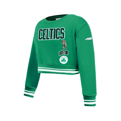 Image of Pro Standard Big Girls NBA Retro Classics Fleece Crewneck Sweatshirt
