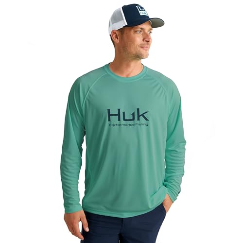 Image of HUK Men's Pursuit Vented Long Sleeve Fishing Shirt (+30 UPF)