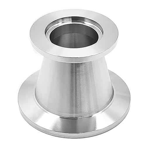 Image of Vacuum Conical Reducer KF-40 to KF-25 (NW-40 to NW-25), Vacuum Fitting, 304 Stainless Steel, Flange Adapter (KF40-KF25)