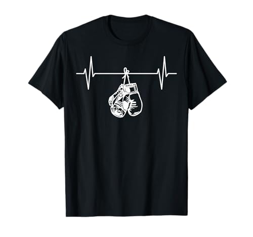 Boxen Boxer Boxsport Handschuhe Boxhandschuhe EKG Linie T-Shirt