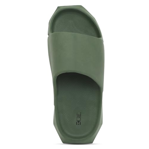 Image of Hygear Men's Geometry EVA Slides | Ultra Soft Cushion | Lightweight | Waterproof | Stylish |Anti-Skid | Comfortable Everyday Slides for Men