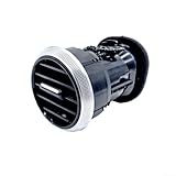 Vordere Armaturenbrett Lüftungsdüse aus ABS in Schwarz Chrom, Ersatzteil für A3 S3 8P Baujahre 2008-2012, OEM 8P0820901C,passgenau für das Fahrzeuginnere