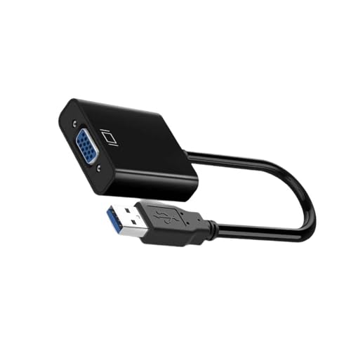 SunnyLark USB3.0 - VGAケーブル コンピューター - VGAモニターメス デスクトップ ノートパソコン PC モニター プロジェクター用