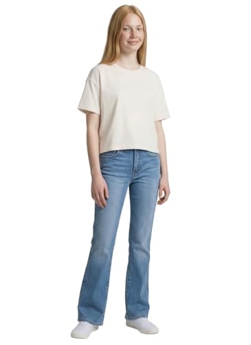 Jeans niñas vaqueros infantiles rectos pantalón tejano azul 2