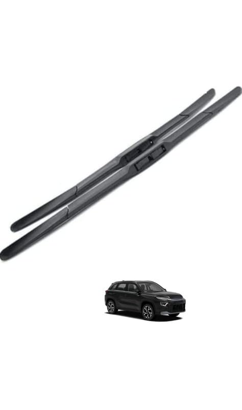 Image of AWB Front Hybrid Wiper Blades Compatible with Toyota Urban Cruiser hyryder(Pack of 2)