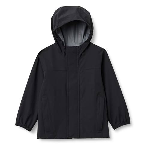 Amazon Essentials Jungen Wasserdichte Regenjacke Schwarz 8 Jahre