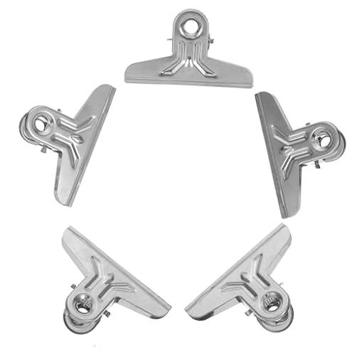 AUTSUPPL 20 Clips de Acero Inoxidable para Documentos, Carpetas y Tablero de Dibujo 7.5 Cm, Abrazaderas Resistentes para Fotografías y Materiales de Oficina, 20 Piezas, Uso en Oficina, | Ya disponible en tu tienda friki favorita! En mundofriki.es! AUTSUPPL 20 Clips de Acero Inoxidable para Documentos, Carpetas y Tablero de Dibujo 7.5 Cm, Abrazaderas Resistentes para Fotografías y Materiales de Oficina, 20 Piezas, Uso en Oficina, | Ya disponible en tu tienda friki favorita! En mundofriki.es!