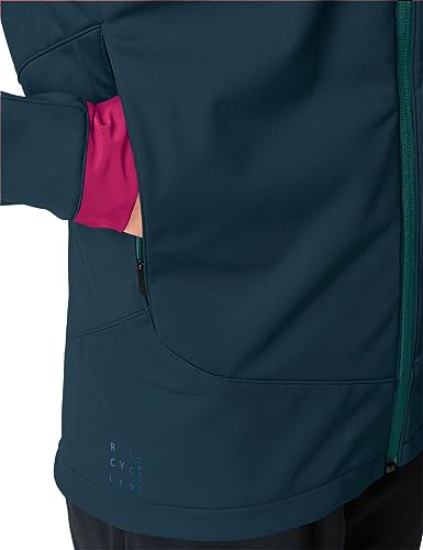 VAUDE Softshell Fahrradjacke Damen Qimsa – Wasserdichte & atmungsaktive Softshelljacke Damen, reflektierende Details… – Ansicht 5