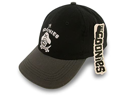Chapeau Goonies Never Say Die noir en taille unique pour adulte fan de pop culture