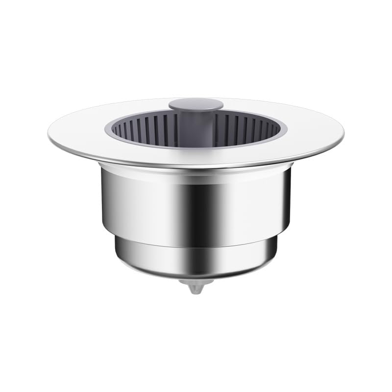 Scarico Per Lavello BOTEMY 3 1/2 - Filtro In Acciaio Inox 304 Con Cestello Rimovibile Per Cucina