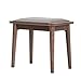 Restauracja stołek Dressing Table Stool Małe Lital Drewniane Ławka Skórzana Poduszka Dining Stół Stołek Wysoki stołek do Sypialni/Dining taborety do blatu kuchennego (Color : Black walnut)