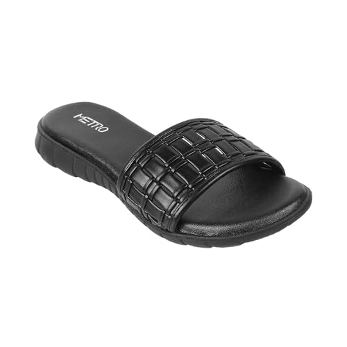 Image of Metro Women Synthetic Leather Comfort Slip-on Sandal