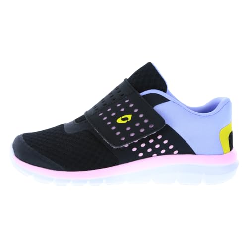 Cross Trekkers Tênis de corrida Gusto para meninos e meninas, Preto/pervinca/rosa, 15