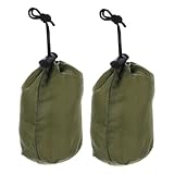 VALICLUD 2 Stück Wasserdichte Outdoor Regenponcho Aufbewahrungstasche mit Kordelzug Tragbarer Aufbewahrungsbeutel für Notfall Regenjacke Vielseitiger Schutz für Reise und Camping