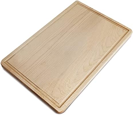 Casual Home Delice Rectangle Juice Drip Groove Cutting Board 15.5" Wx11 Dx0.75 H, Maple