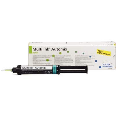 Multilink Automix Automix Cement Transparent Dual Cure Syringe Refill 9 Gm Each