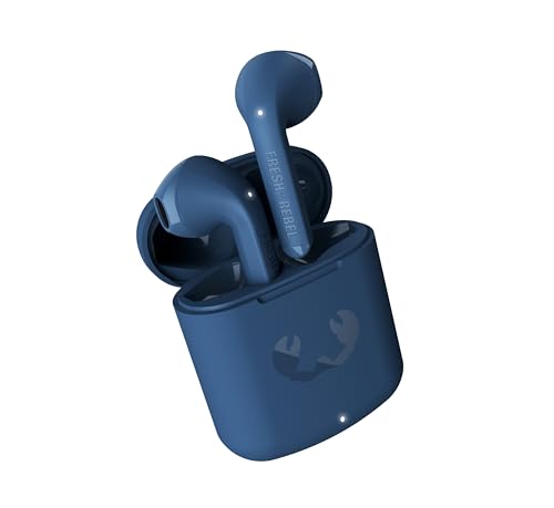 Fresh N Rebel Twins Core True - Auriculares Inalámbricos Bluetooth Con Asistente De Voz, Control Táctil Y Micrófono Integrado, 30 Horas De Reproducción Azul Acero Fresh N Rebel Twins Core True - Auriculares Inalámbricos Bluetooth Con Asistente De Voz, Control Táctil Y Micrófono Integrado, 30 Horas De Reproducción Azul Acero