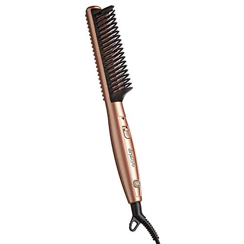 Kiss Dry And Style Heat Brush, Wet To Dry Detangling And Volumizing Heat Comb, Tourmaline Ceramic Bristles, 2 Temperature Settings, Ultra Lightweight Handle, 360° Swivel Power Cord, 1.19 Lbs. #TOP16