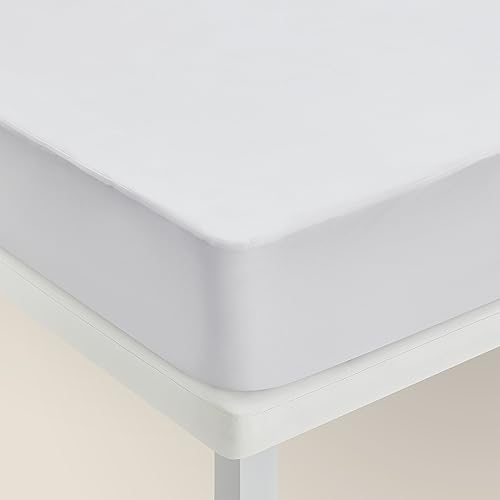 Pikolin Home - Coprimaterasso Impermeabile e Traspirante in Cotone 100%, Antiallergico con Tripla Barriera, Misura 80 x 196 cm, Adatto a Materassi fino a 32 cm