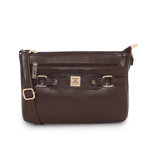 Image of ESBEDA Classic Structured Buckle Sling For Women | Ladies Purse | Slings For Casual Carry | Stylish Sling Bag | Gift Bag For Women